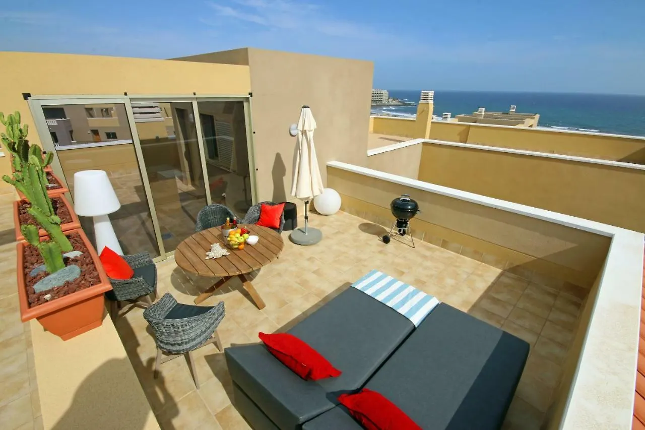 La Perla: Luxury Duplex with Ocean View Terrace Apartment El Medano
