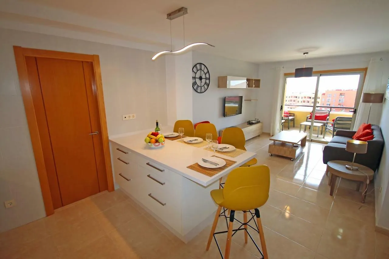 La Perla: Luxury Duplex with Ocean View Terrace Apartment El Medano  Spain