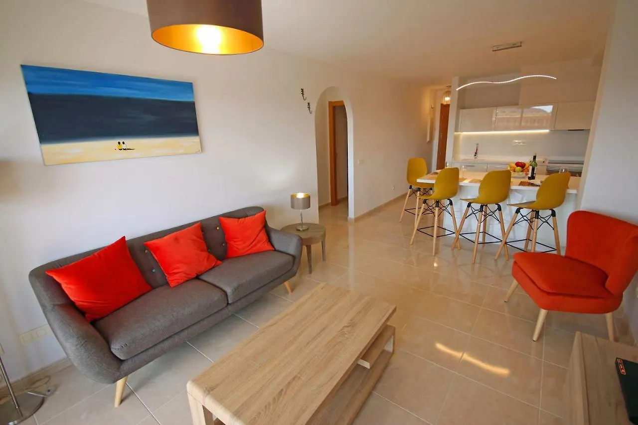 La Perla: Luxury Duplex with Ocean View Terrace Apartment El Medano  Spain